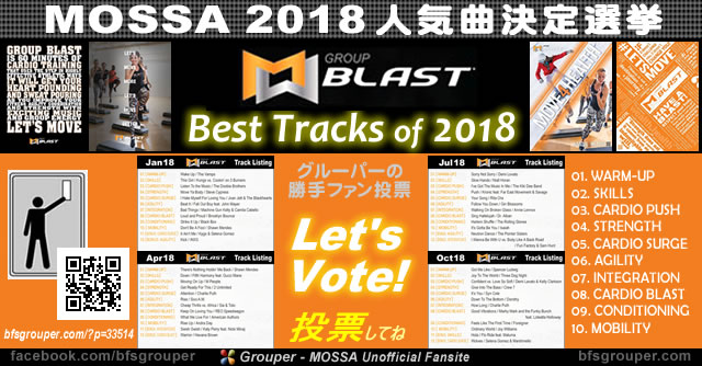 GroupBlast 2018 人気曲決定選挙！