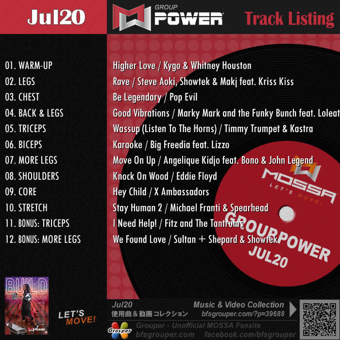 GroupPower【Jul20】曲リスト／元曲動画＆試聴＆曲購入